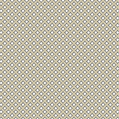 Trellis Beige/Negro by Gaston Y Daniela Fabric