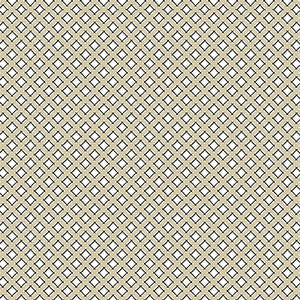 Trellis Beige/Negro by Gaston Y Daniela Fabric