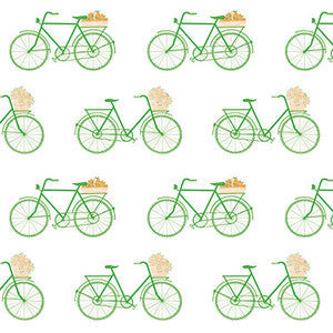 Bicicletas Verde by Gaston Y Daniela Wallcovering