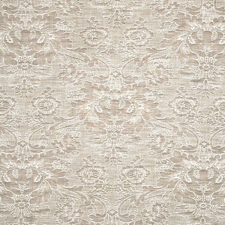 Hartbury Damask Ivory by G P & J Baker Fabric