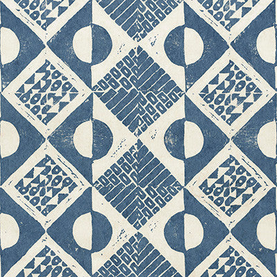 Circles And Squares Wp Azure by Lee Jofa Wallcovering