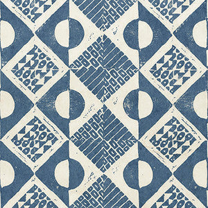 Circles And Squares Wp Azure by Lee Jofa Wallcovering