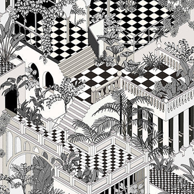 Miami Black/White by Cole & Son Wallcovering