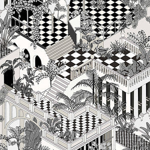 Miami Black/White by Cole & Son Wallcovering