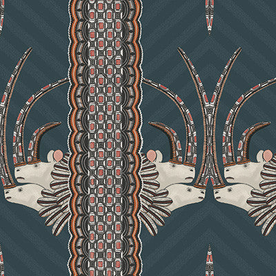 Jabu Blue by Cole & Son Wallcovering