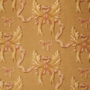 Ophelia'S Bow Sand/Rose By Mulberry Fabric