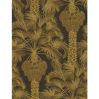 Hollywood Palm Charcoal & Gold by Cole & Son Wallpaper