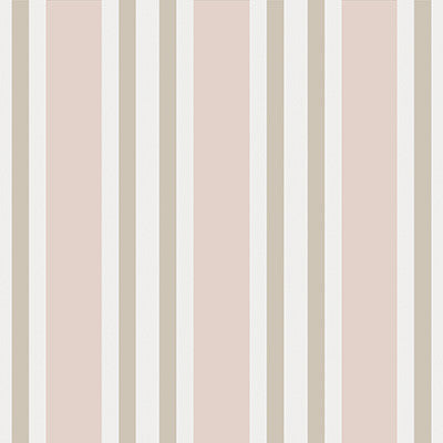 Polo Stripe Soft Pink by Cole & Son Wallcovering