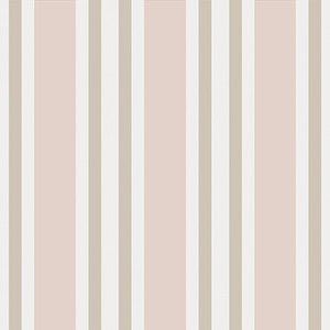 Polo Stripe Soft Pink by Cole & Son Wallcovering