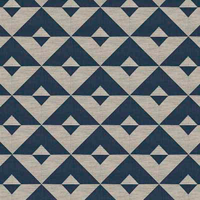 Kenia Azul Oscuro by Gaston Y Daniela Fabric