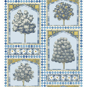 Sultan'S Palace China Blue & Ochre by Cole & Son Wallcovering
