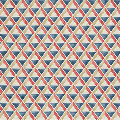 Cannes Print Red/Blue by Lee Jofa Fabric