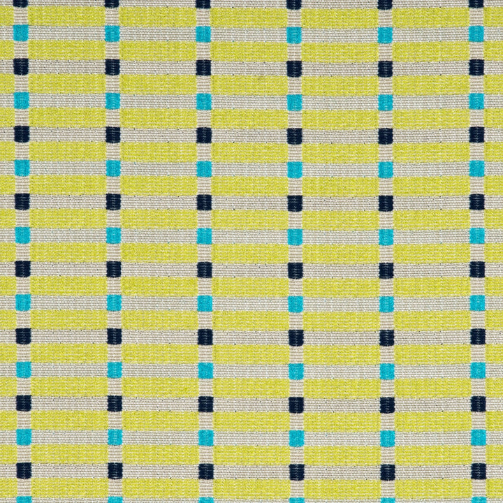 Tretten Turquoise/Lime/Indigo by Baker Lifestyle Fabric