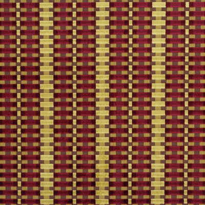Striscia Velvet Ruby by Groundworks Fabric