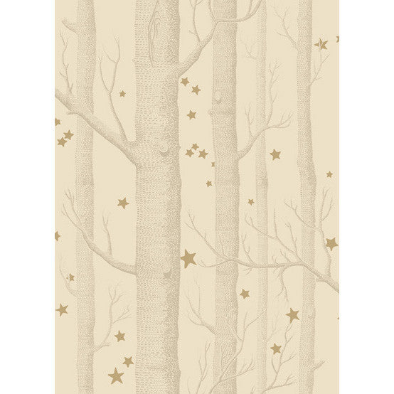 Woods & Stars Buff & Gold by Cole & Son Wallcovering