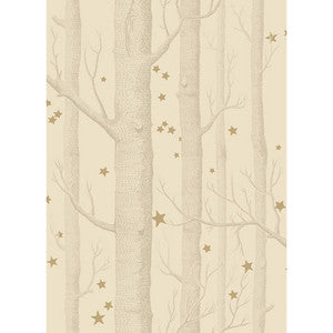Woods & Stars Buff & Gold by Cole & Son Wallcovering