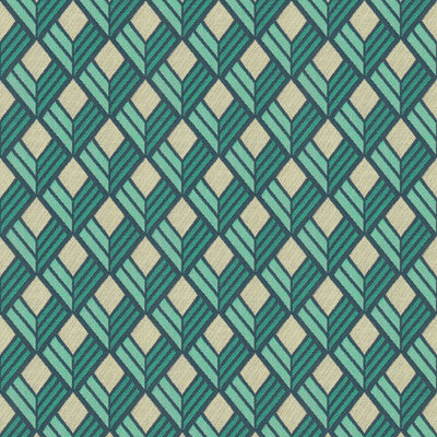 New Grille Blue/Navy by Lee Jofa Modern Fabric