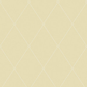 Large Georgian Rope Trellis Straw by Cole & Son Wallcovering