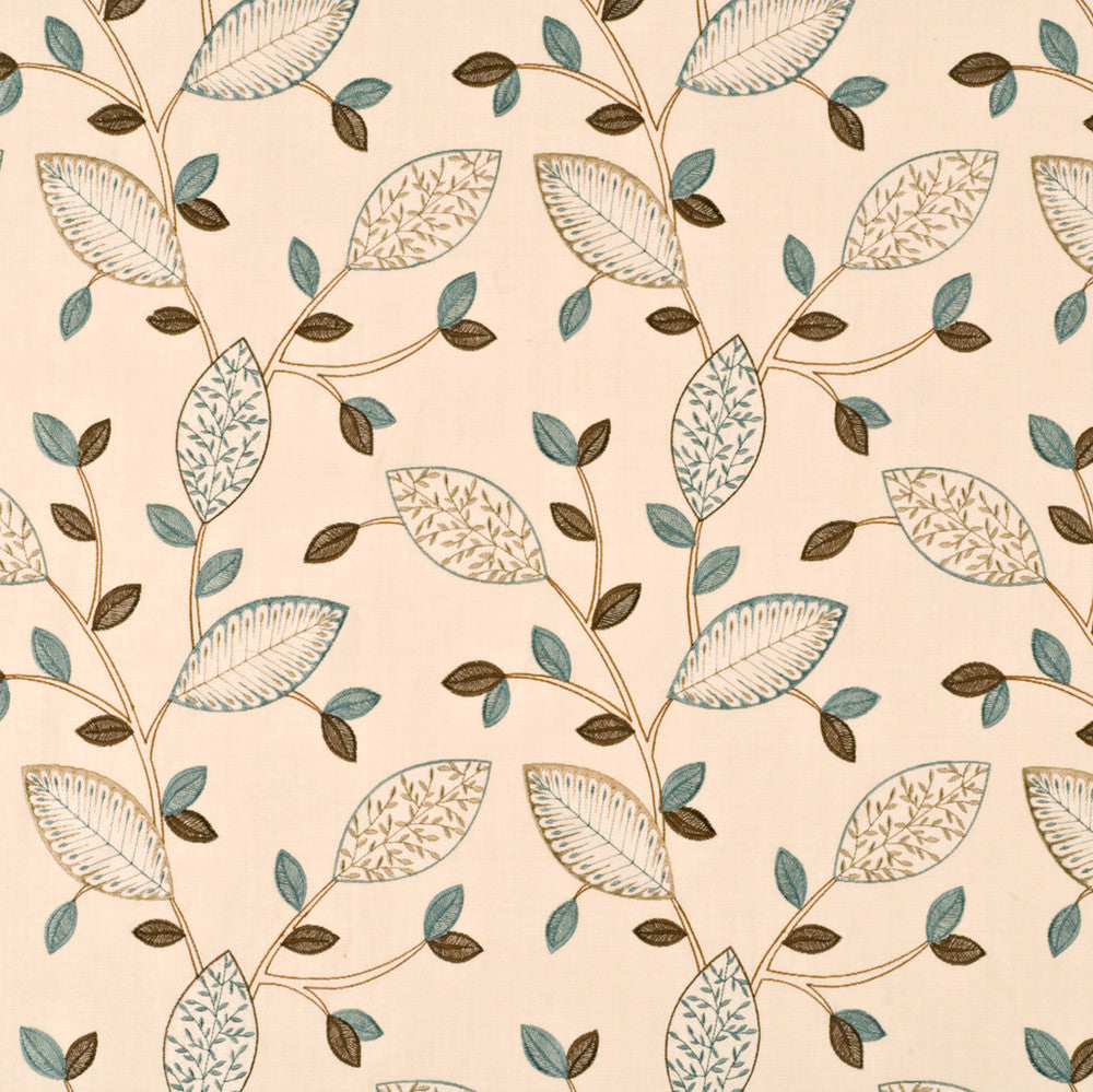 Lauretta Teal/Biscuit by Baker Lifestyle Fabric