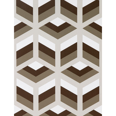 Xabi Marron/Gris by Gaston Y Daniela Wallcovering