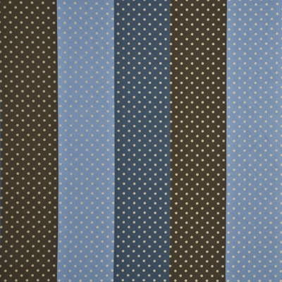 Mirabel Stripe Choc/Bl by G P & J Baker Fabric