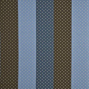 Mirabel Stripe Choc/Bl by G P & J Baker Fabric