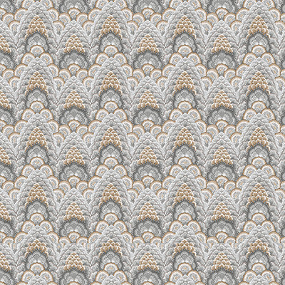 Ganges Gris/Marron by Gaston Y Daniela Wallcovering