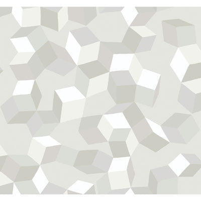 Puzzle White On White by Cole & Son Wallcovering