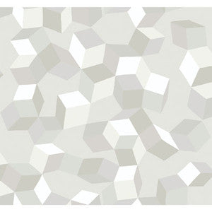 Puzzle White On White by Cole & Son Wallcovering
