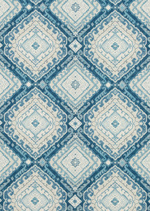 Rozel Indigo by Baker Lifestyle Fabric