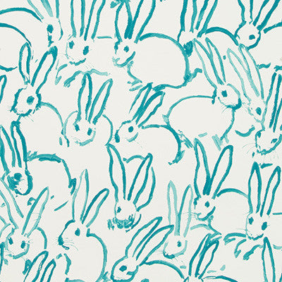 Hutch Turquoise by Lee Jofa Modern Wallcovering