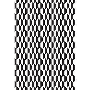 Tile Blk Wht by Cole & Son Fabric