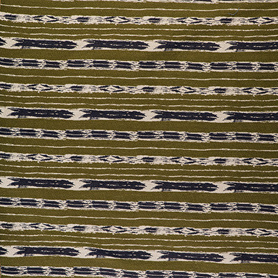 Bandas Verde/Navy by Gaston Y Daniela Fabric