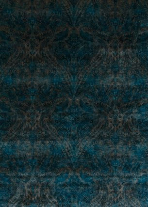 Royal Damask Velvet Sapphire by G P & J Baker Fabric