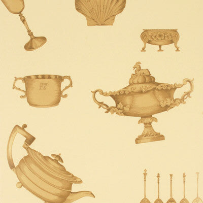 Family Silver Stone/Old Gold by Mulberry Wallcovering