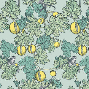 Frutto Proibito Seafoam & Lemon by Cole & Son Wallcovering