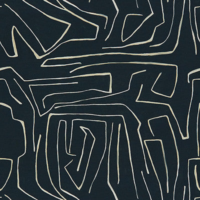 Graffito Onyx/Beige by Lee Jofa Modern Fabric