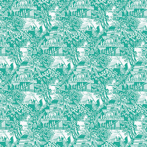 Olimpo Esmeralda by Gaston Y Daniela Wallcovering