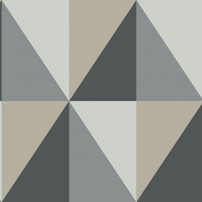 Apex Grand Grey And Black by Cole & Son Wallcovering