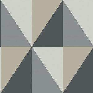 Apex Grand Grey And Black by Cole & Son Wallcovering