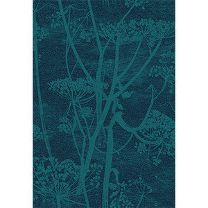 Cow Parsley Petrol & Ink by Cole & Son Fabric