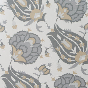 Turkish Flower Dove/Stone by Lee Jofa Modern Wallcovering