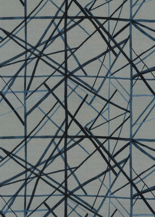 Channels Velvet Slate/Blue by Lee Jofa Modern Fabric