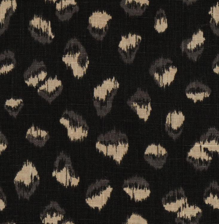 Feline Ebony/Beige by Lee Jofa Modern Fabric