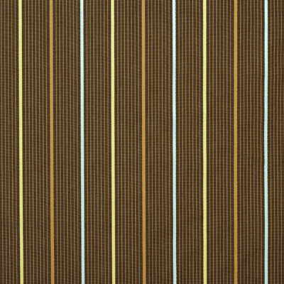 Wolsey Stripe Chocolate by G P & J Baker Fabric