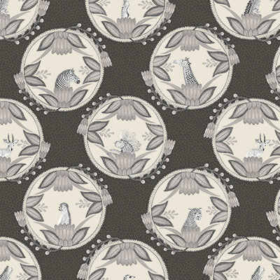 Ardmore Cameos Black & White by Cole & Son Wallcovering