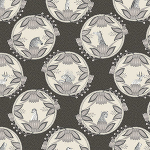 Ardmore Cameos Black & White by Cole & Son Wallcovering
