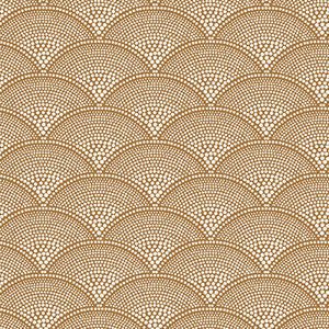 Feather Fan Crm Gingr by Cole & Son Fabric