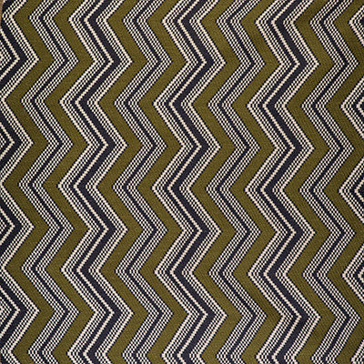 Zig Zag Verde/Navy by Gaston Y Daniela Fabric