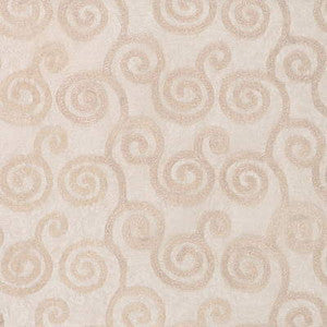 Filigree Sheer Cream by Groundworks Fabric